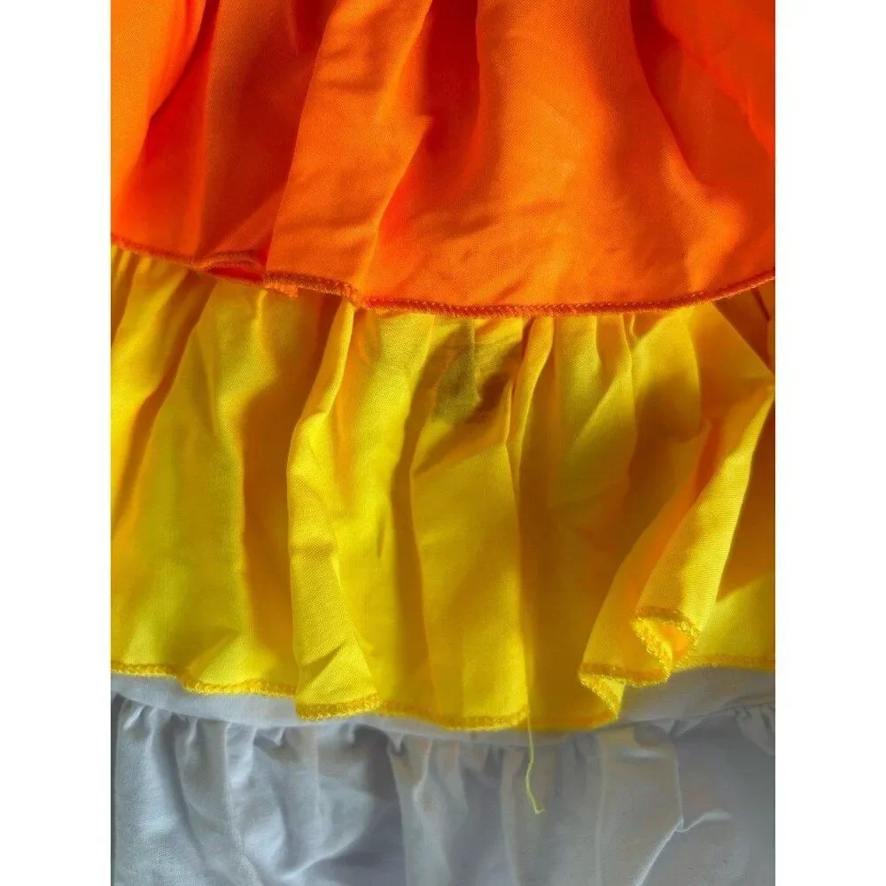 Enchanted Costumes Kandy Korn Witch Costume with Hat Youth Large 10-12